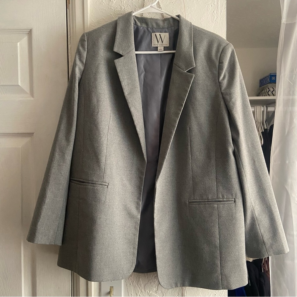 Women's Gray Blazer